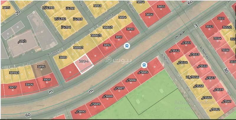 Land for sale on Najd Street, Al-Dhahra Liban neighborhood, Riyadh City Land for sale on Najd Street, Al-Dhahra Liban neighborhood, Riyadh City