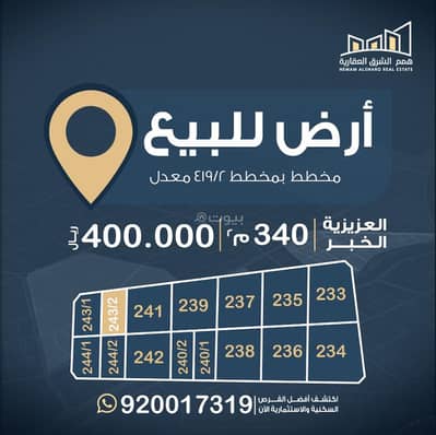 ارض سكنية  للبيع في الرجاء، الخبر - أرض سكنية للبيع في الراجح، الخبر