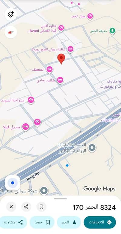 Residential Land for Sale in Al Humar Al Shamali, Buraydah Al Qassim Region - For sale land in the Al-Hamr neighborhood in the city of Buraidah in the Al-Qassim region.