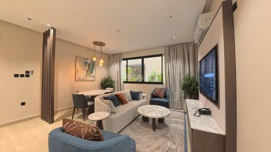 فلیٹ 2 غرفة نوم للايجار في شمال الرياض، الرياض - ساتل في أوبال - شقة مؤثثة بغرفتين نوم على طريق الثمامة