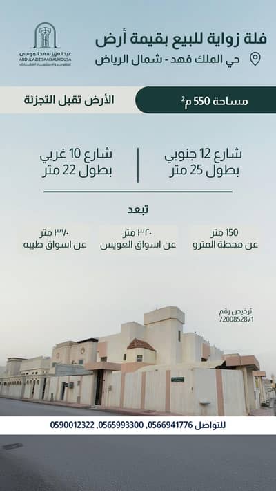 1 Bedroom Villa for Sale in North Riyadh, Riyadh - Villa on land value