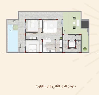 دور 3 غرف نوم للبيع في شرق الرياض، الرياض - دور بمسبح خاص للبيع - حي قرطبة