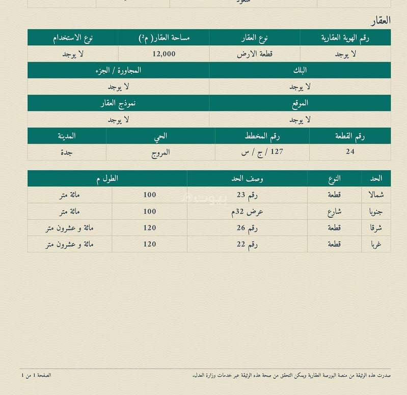 Residential Land in North Jeddah,Al Morouj Scheme 8400000 SAR - 87881949 Residential Land in North Jeddah,Al Morouj Scheme 8400000 SAR - 87881949
