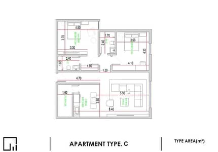 2 Bedroom Apartment for Sale in Mabrukah, Buraydah Al Qassim Region - Bedroom Apartment For Sale in Mabrukah, Buraydah Al Qassim Region