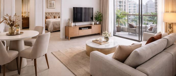 كم يبلغ متوسط أسعار شقق للإيجار غرفتين وصالة في السعودية ؟