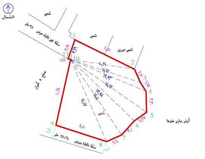 Residential Land for Rent in East Sulaimaniya District, Makkah - Land for rent on 32 Al-Malawi South Street, Al-Sulaimaniyah East District, Mecca, Makkah Province