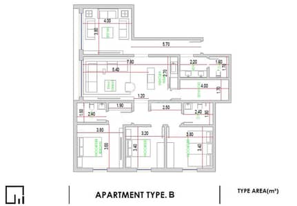 فلیٹ 3 غرف نوم للبيع في مبروكة، بريدة منطقة القصيم - شقة للبيع في مبروكة، بريدة منطقة القصيم