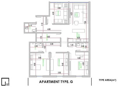 2 Bedroom Flat for Sale in Mabrukah, Buraydah Al Qassim Region - Bedroom Apartment For Sale in Mabrukah, Buraydah Al Qassim Region