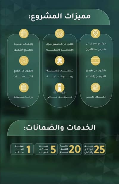 فلیٹ 5 غرف نوم للبيع في شمال جدة، جدة - شقة 5 غرف نوم للبيع في المنار