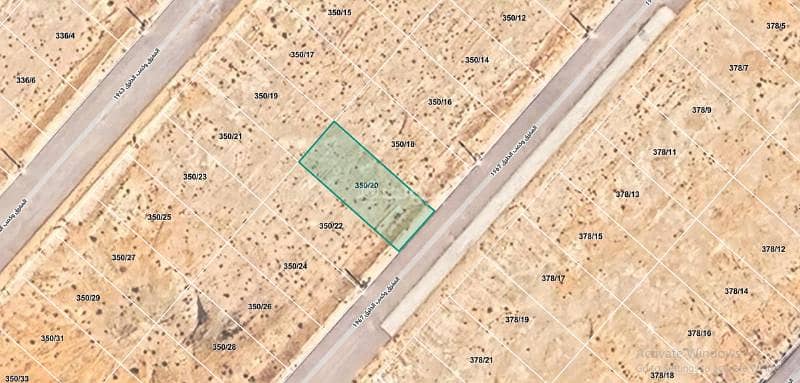 For sale: a residential land in Al-Liwan neighborhood in the city of Buraidah.