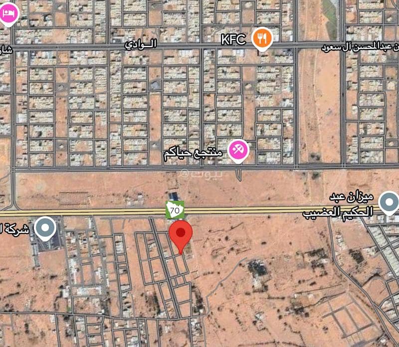 For sale: residential land in the Al-Thuraya neighborhood in Hail City.