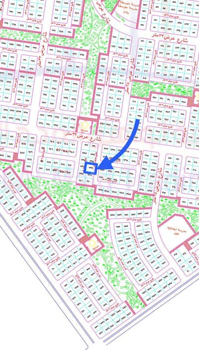 Residential Land for Sale in Al Ghadir, Jeddah - Land for sale in Al-Ghadeer District 1