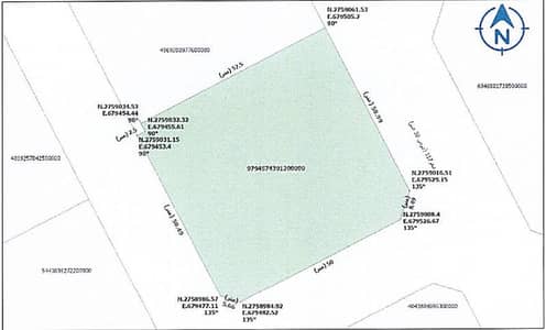 Residential Land for Sale in East Riyadh, Riyadh - Residential land for sale, Riyadh, Al Rimah neighborhood, plan 4002