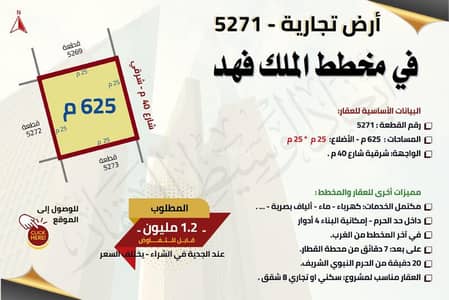 ارض سكنية  للبيع في الدويخلة، المدينة المنورة - أرض في مخطط الملك فهد - داخل الحد