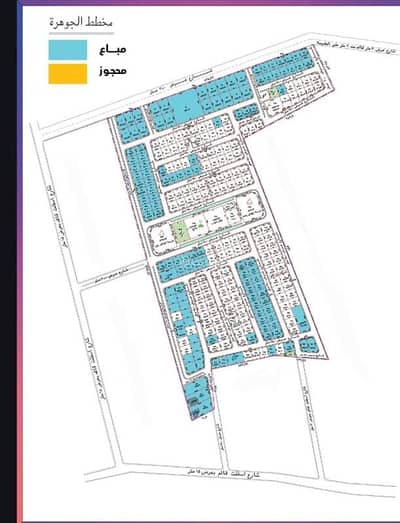 Residential Land for Sale in Al Zaher, Damad - The price for the plots in Al-Jawhara scheme starts at 199,000.