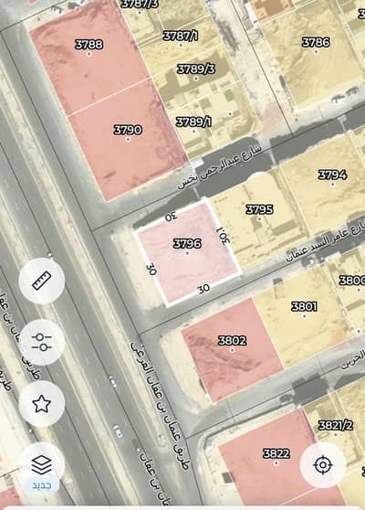 Commercial Land for Rent in North Riyadh, Riyadh - Land for rent in Al-Narjis