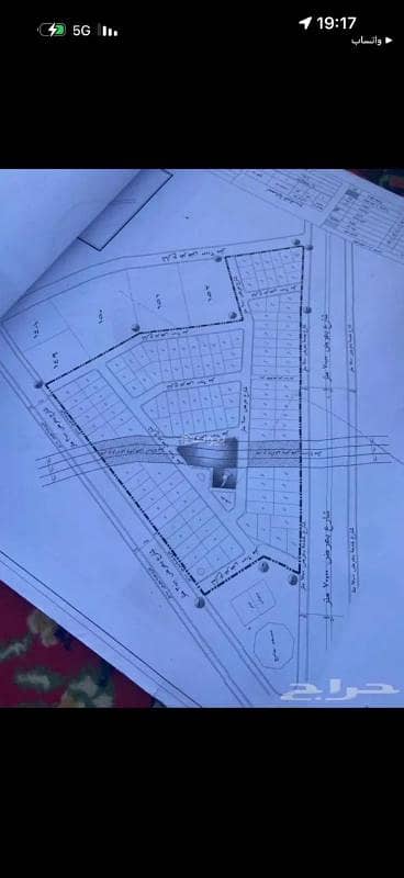 Residential Land for Rent in Al arfaa Al garbi, Taif - Land in a new neighborhood close to Taif Airport.