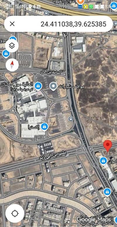 Residential Land for Sale in Al Sad, Madina - A land with three streets