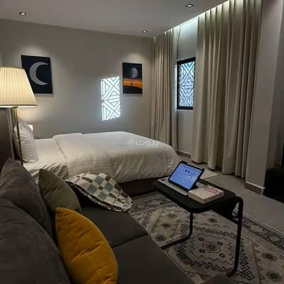 1 Bedroom Flat for Rent in North Riyadh, Riyadh - Cooperation - A stylish and wonderful studio with self-entry # 01