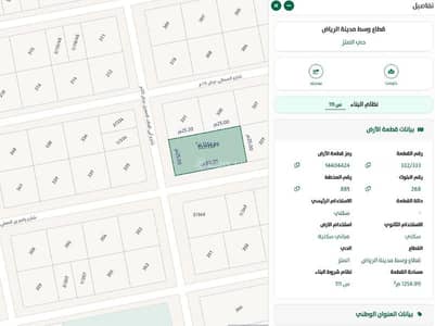 Residential Land for Rent in Central Riyadh, Riyadh - Land for rent on Abu Alaa Al-Maari Street, Al-Malz District, Riyadh City, Riyadh Region