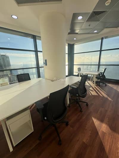 مكتب  للايجار في شمال جدة، جدة - مكتب مميز في برج الهيدكوارترز للإيجار