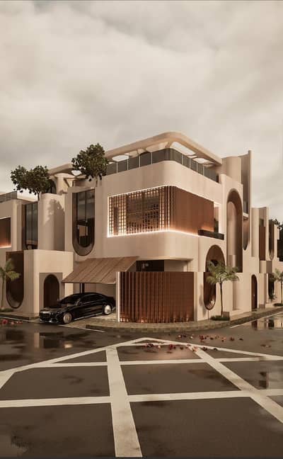 4 Bedroom Villa for Sale in North Jeddah, Jeddah - Villas with a modern and luxurious design - Al-Basateen Villas 4 Bedroom Villa for Sale in North Jeddah, Jeddah - Villas with a modern and luxurious design - Al-Basateen Villas