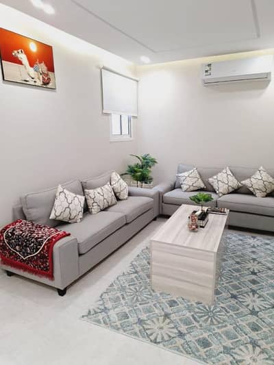 شقة 1 غرفة نوم للايجار في شمال الرياض، الرياض - شقة فاخرة بمدخل مستقل وحوش للإيجار بحي العليا تتكون من صالة وجلوس وغرفة نوم