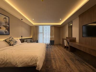 فلیٹ 2 غرفة نوم للايجار في شمال الرياض، الرياض - استديو سكني جديد في مجمع اجنحة لاكورديا السكني