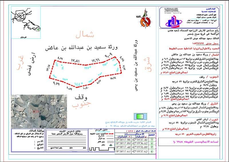 أرض للإيجار في شارع بللحمر, حي حي الاندلس, مدينة العطوف (صبح), منطقة عسير أرض للإيجار في شارع بللحمر, حي حي الاندلس, مدينة العطوف (صبح), منطقة عسير