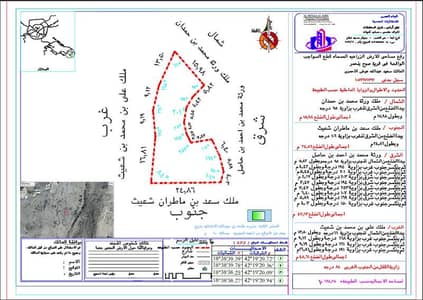 Agriculture Plot for Rent in Al Sawjab - Land for rent on Al-Sawj street, Al-Sawj City, Asir Region