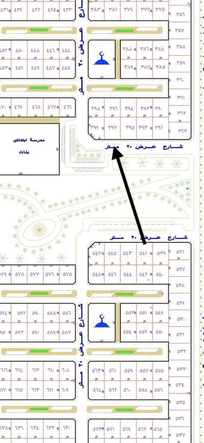 Residential Land for Sale in Al Safaa, Hafar Al Batin - For sale: land in a distinguished location in Al-Safa district
