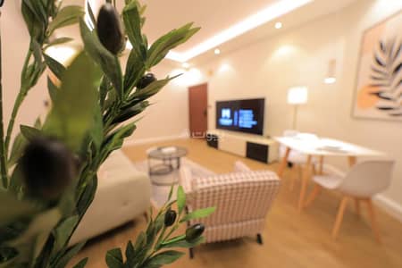 فلیٹ 1 غرفة نوم للايجار في شمال جدة، جدة - شقة من غرفة وصالة - مطبخ متكامل وطاولة طعام | جدة حي أبحر الشمالية