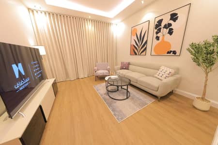 فلیٹ 1 غرفة نوم للايجار في شمال جدة، جدة - شقة غرفة وصالة - مطبخ متكامل وطاولة طعام | جدة - حي أبحر الشمالية