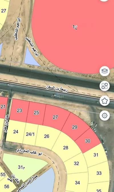 ارض سكنية  للبيع في الكوثر، الخبر - أرض للبيع في شارع ربيعة بن السكن, حي الكوثر, مدينة الخبر, المنطقة الشرقية