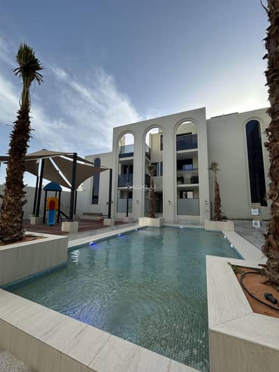 فلیٹ 3 غرف نوم للايجار في شمال الرياض، الرياض - شقة ارضية للايجار بمجمع سيل 35