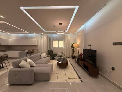 فلیٹ 2 غرفة نوم للايجار في شمال الرياض، الرياض - شقة غرفتين نوم مؤثثة بالكامل | ساتل 107 في حي العُليّا