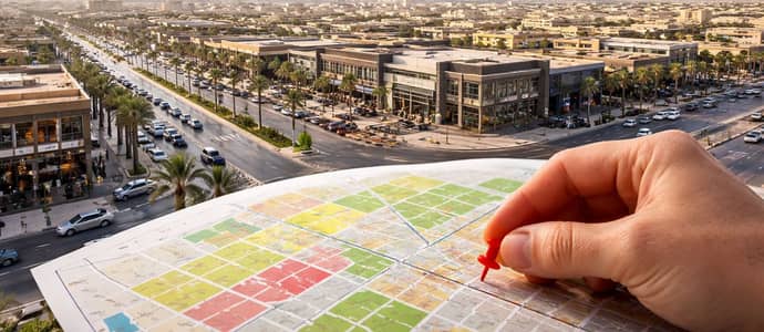 كيف تختار موقع المحل التجاري في الرياض الأنسب؟