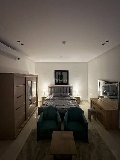 استوديو  للايجار في غرب الرياض، الرياض - شقة غرفة وصالة اثاث جديد اول ساكن ظهرة لبن