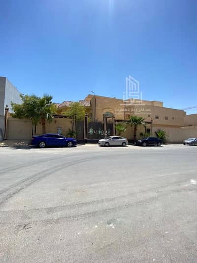 فیلا 9 غرف نوم للبيع في شمال الرياض، الرياض - فرصة نادرة! قصر بتصميم فاخر وحديقة وشلال – بحي الملقا