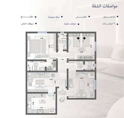 4 Bedroom Apartment for Sale in North Jeddah, Jeddah - Apartment for sale in Al-Salama 4 Bedroom Apartment for Sale in North Jeddah, Jeddah - Apartment for sale in Al-Salama
