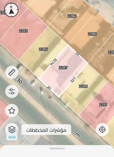 Residential Land for Sale in Wadi Al Battan, Madina - Residential land for sale in Wadi al-Butan, Medina