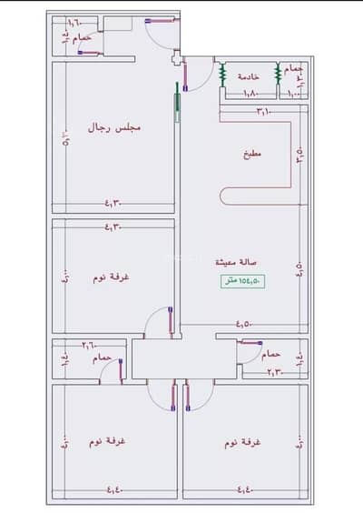4 Bedroom Apartment for Sale in South Jeddah, Jeddah - Studio Apartment For Sale in Al Jameah District, Jeddah