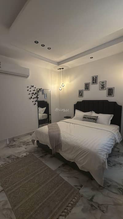 1 Bedroom Flat for Rent in Jeddah - Apartment with one bedroom and living room