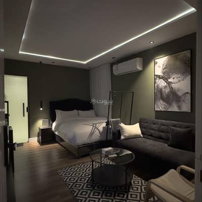 1 Bedroom Apartment for Rent in Riyadh - Studio with a side session and Jacuzzi