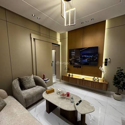 1 Bedroom Flat for Rent in Jeddah - Elegant apartment bedroom kitchen hall