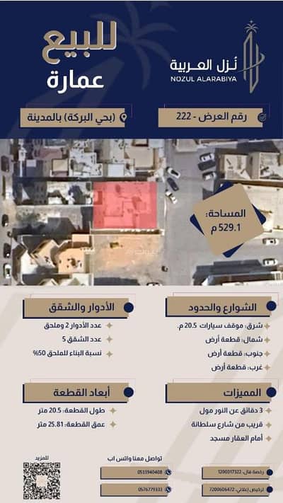 عمارة سكنية للبيع في العيون، المدينة المنورة - مبنى للبيع في العيون، المدينة عمارة سكنية للبيع في العيون، المدينة المنورة - مبنى للبيع في العيون، المدينة