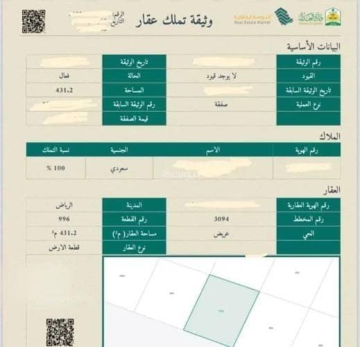 Residential Land For Sale in Uraidh, Riyadh Residential Land For Sale in Uraidh, Riyadh