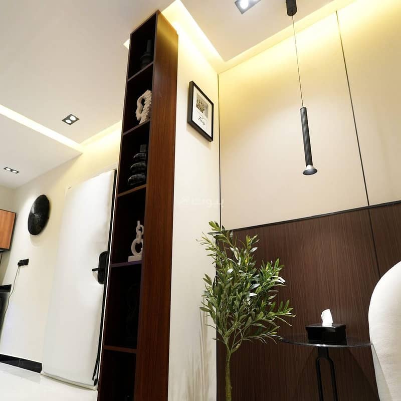 A sophisticated studio with smart entry A sophisticated studio with smart entry