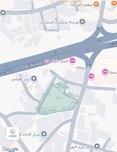 Residential Land for Sale in Al Khalidiyah, Makkah - Land with an area of 2,830.54 square meters