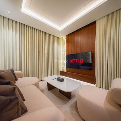 1 Bedroom Flat for Rent in Riyadh - 1BR Japandi Luxury • Courtyard • Gym • Near Metro